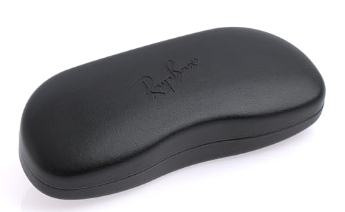 Ray-Ban Étui rigide à lunettes avec chiffon | 2 tailles, noir mat, XLarge | Schwarz Matt | Hart