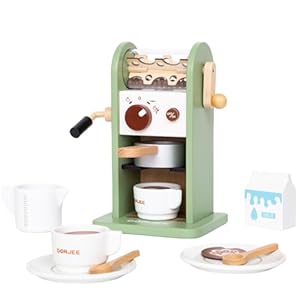 Smartwo Kids Wooden Coffee Maker Toy,Cof...