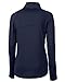 Cutter & Buck Women's Long Sleeve Adapt Eco Knit Half Zip Pullover, Navy Blue, XL