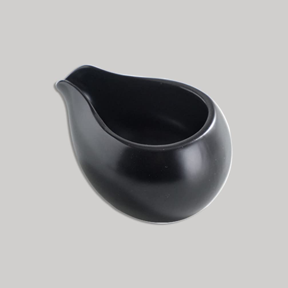 Lot de 2 Mini Pots à Lait en céramique pour Sauce au Lait pichet à café Tasse à Miel Vintage avec Bec verseur pour Lait thé café Sauce Bol de Service,