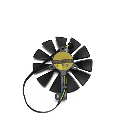 YALLS 87mm FDC10U12S9-C 4Pin RTX 2060 2070 2080 Dual Advanced OC Fans Compatible for ASUS GeForce RTX2080 RTX2070 Gaming Card Fan (Color : A Fan)