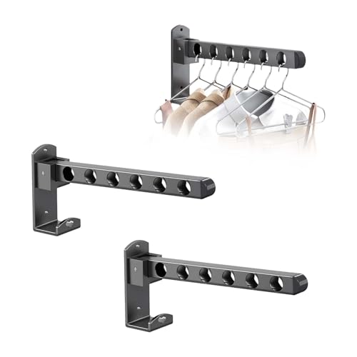 MINZHI 2 piezas Gancho percha ropaplegable,6