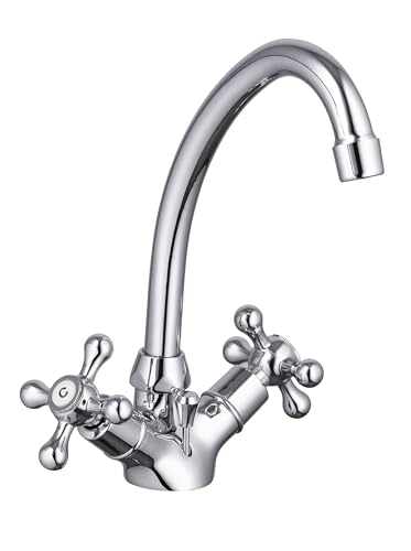 Mélangeur de Lavabo Haut Rétro Chromé FEDLEEN by Eurosanit