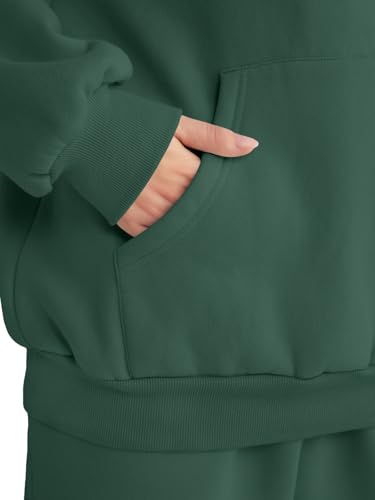 Image of AUTOMET Womens 2 Piece Lounge Sweatsuit Fall Fashion Matching Sweat Sets | Oversized Fall Hoodies & Baggy Jogger Sweatpants Fashion 2026 Outfits
