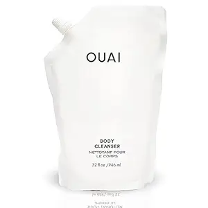 OUAI Body Cleanser Refill, Melrose Place - Foaming Body Wash with Jojoba Oil and Rosehip Oil to Hydrate, Nurture, Balance, Soften Skin - Paraben, Phthalate and Sulfate Free Skin Care (32 Fl Oz)