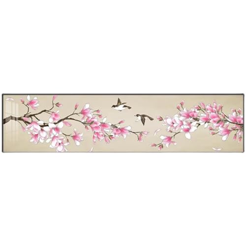 Peinture d'art floral XINBAO 50x150cm pour décoration murale de salon