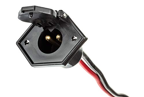 image for MotorGuide 8M4000954 Trolling Motor Power Receptacle, 2-Prong 12V, 24V