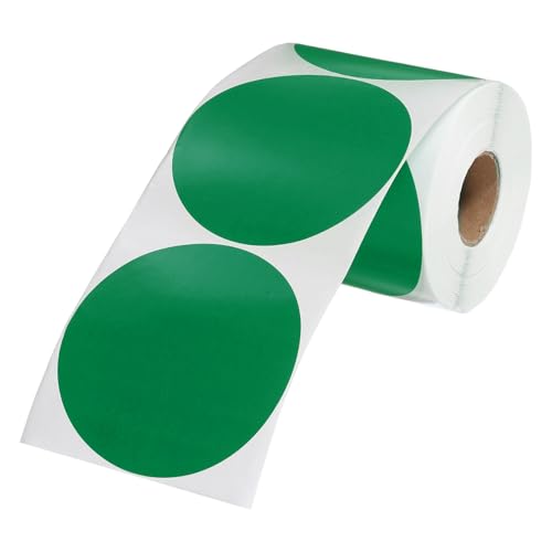 Autocollants à points colorés PATIKIL 500 grandes étiquettes rondes de 4 pouces vert