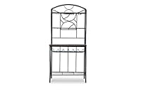 Algopix Similar Product 8 - Baxton Studio Corsica Wood and Metal