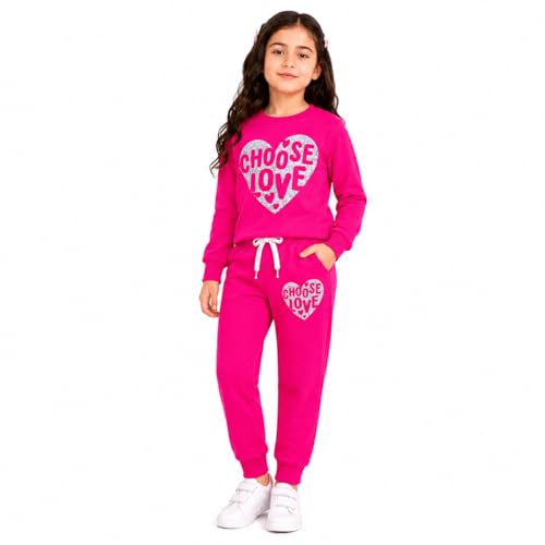 Image of Trampoline Girls Printed T-shirt and Trackpant set Pack of 1