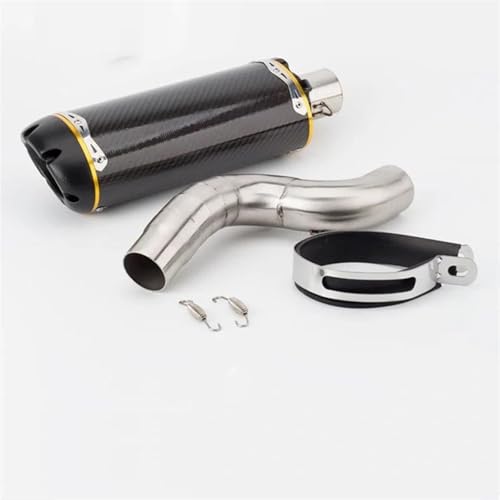 Silencieux d'échappement en carbone pour Kawasaki ZX-6R 2007 2008 performance racing