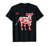 Origami Kobe Rind Geschenk Blüten Japanische Kuh