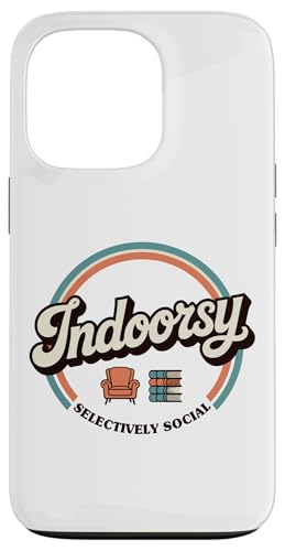 Indoorsy Selectively Social �r���e�[�W ���Љ�I �����I �X�}�z�P�[�X iPhone 13 Pro �p