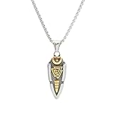 Collier à pendentifs créatifs en acier inoxydable : conception innovante inspirée des styles égyptien, gothique et mécanique anciens. Il comporte des pendentifs distinctifs tels que l'œil du Pharaon et des ailes de chauve-souris, mettant en valeur un esprit rebelle.