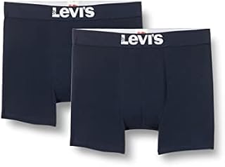 Levi's Men's Underwear-Boxer Shorts-Solid Basic (Pack of 2)