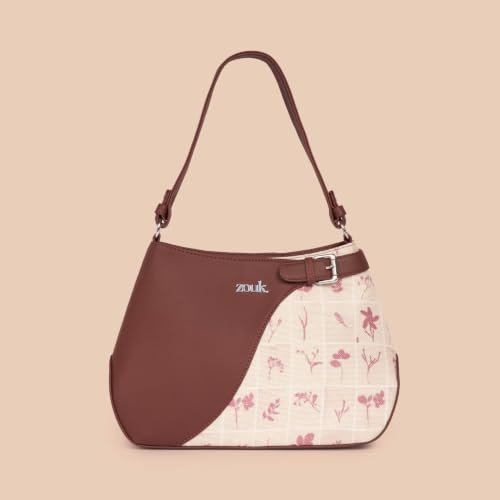 Image of ZOUK Ira Handbag | Stylish Women's Handbag | Luxury Shoulder Bag for Women | Trendy | Fancy Ladies Handbags | Small Purse for Events | Water-Resistant