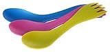 Hitzebeständigem Material Light my Fire Besteck Kombi Löffel Und Gabel Spork little 3-pack, pink metal/pirate gold, One size, 4129