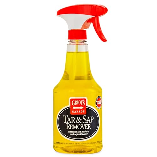 Griot's Garage Tar and Sap Remover for Car Cleaning and Detailing, Exterior Cleaner for Paint, Plastics, Wheels, and Chrome, 22oz, 10873