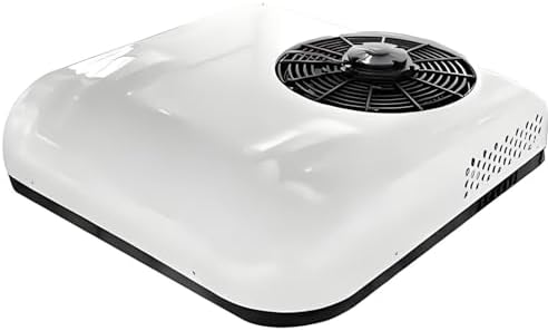 12V Electric Truck RV Air Conditioner - Quiet Roof A/C Unit for Trailer, Boat & RV Parking - Efficient DC Cooling System for Ultimate Comfort