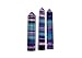 QIANYA 1 pcs Rainbow Fluorite Crystal Tower Point/Beautiful Healing Stone, and Keep Negative Energies Away