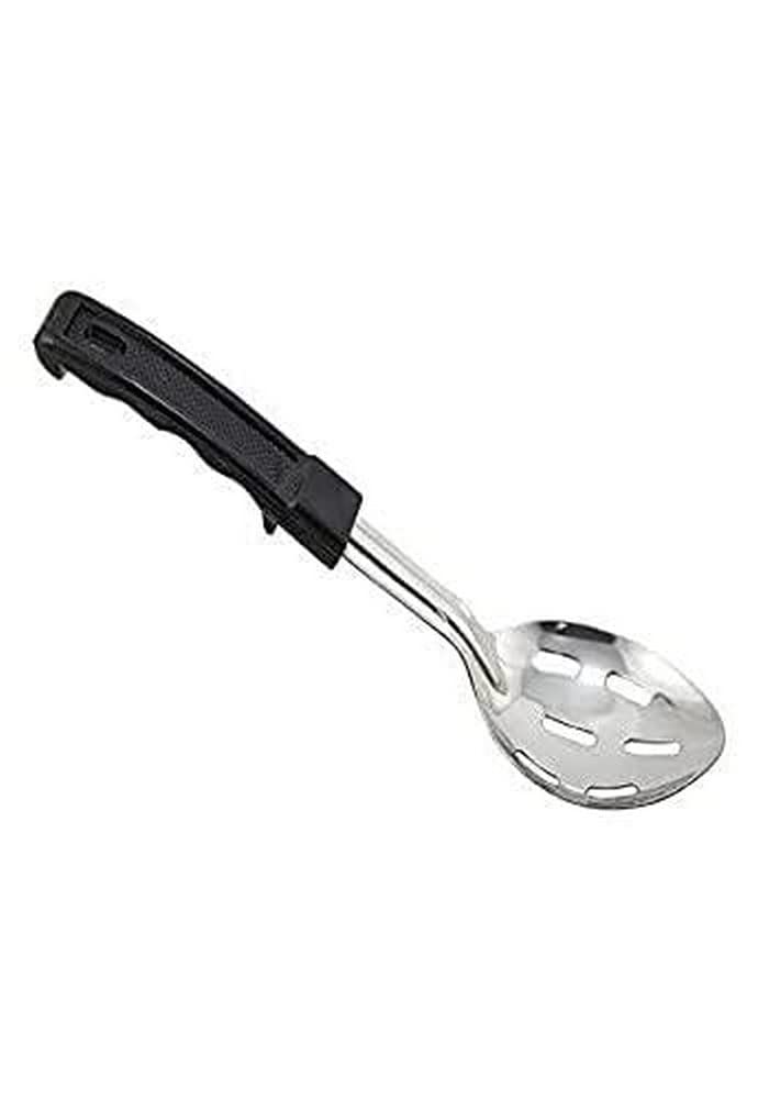 Winco 11" / Slotted / Silver Cooking Spoons