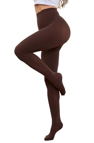 Image of Women's Tights 80D Ultra Soft Semi Opaque High Waist Pantyhose | Super soft microfiber women's tights are skin-friendly, breathable, stretchy, durable, well-fitted and stay in place