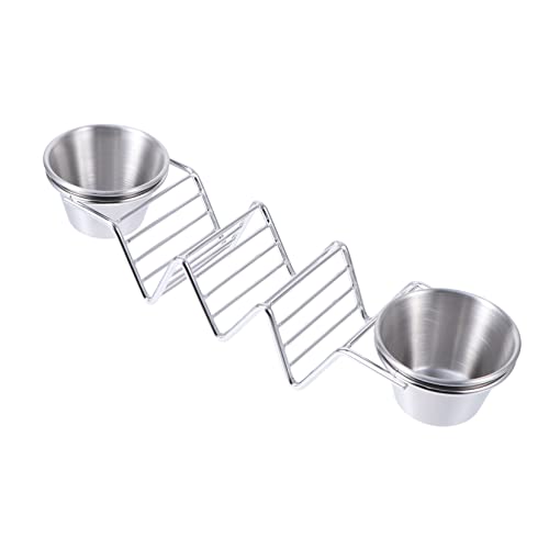 GRIRIW Stainless Steel Taco Holder Rack Taco Display Stand Metal Holder for Easy Filling Sturdy and High-temperature Resistant