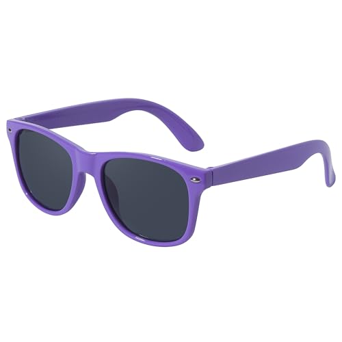 Kids Classic Sunglasses Ages 4-9 Boys Girls UV400 Shatter-Resistant