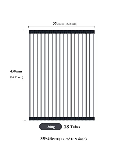 Égouttoir à vaisselle pliable gain de place pour plan de travail propre - 3