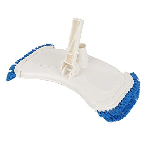 Fdit Flexible Swimming Pool Vacuum Head Curved Suction Head with Brush Cleaning Brush Pool Cleaning Tools