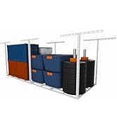 SunsGrove 3x8 Garage Storage Overhead Rack Organization, Adjustable Ceiling Mounted Storage Racks...