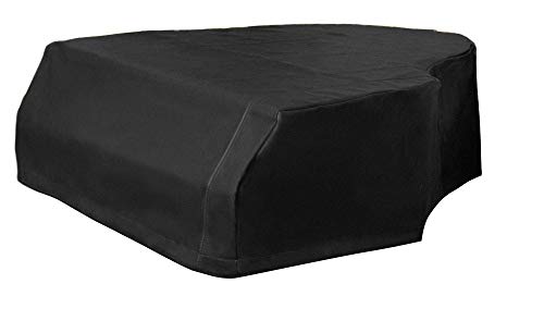 Vinyl Piano Cover - Steinway Grand Piano Cover - 9' Model D Concert - Premium Black Vinyl/Grand Piano Protective Cover | Bundle with L&L Design Piano-Table Topper (2 Items)