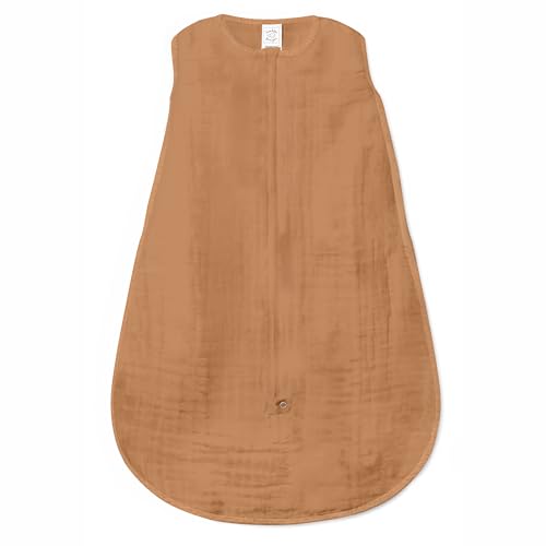 Image of SwaddleDesigns Muslin zzZipMe Sleeping Sack, for Baby Boy and Girl, Wearable Blanket with 2-Way Zipper