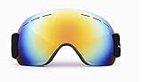 Ski goggles anti-fog and sand-proof large spherical glasses Male and female adult Mountaineering snow goggles