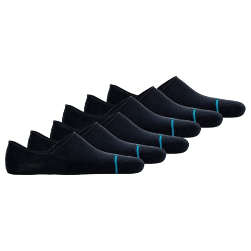 Image of Stance Icon Classic Casual No Show Socks 3-Pack, No Slip Grip - Cotton Blend - Light Cushioning - Arch Support
