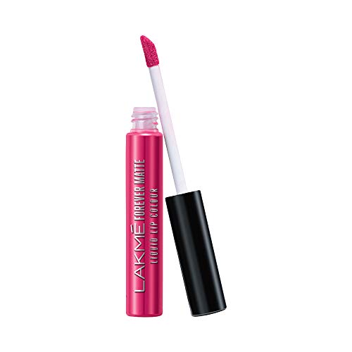 Image of LAKME Forever Matte Liquid Lip Colour, Wine Glow, 5.6ml & LAKME Forever Matte Liquid Lip Colour, Pink Prom, 5.6ml