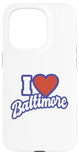 I Love Baltimore Maine X}zP[X iPhone 15 Pro p
