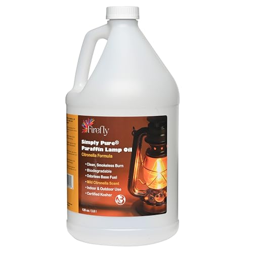 Image of Firefly - Citronella Paraffin Lamp Oil 1 Gallon - Indoor Smokeless Fuel