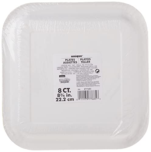 SpongeBob SquarePants Square Paper Dinner Plates - 9" x 9" (8 Pcs) - Multicolor Disposable Tableware for Kids-Themed Parties & Events - Thumbnail 5