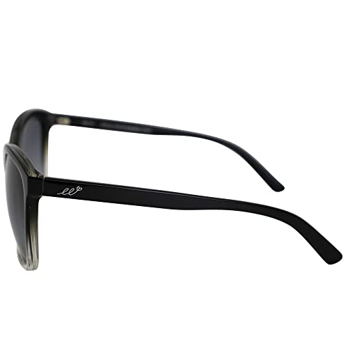 Epoch Eyewear Elizabeth Sport Golf Rider Sunglasses Black Frame with Polarized Smoke Lenses4