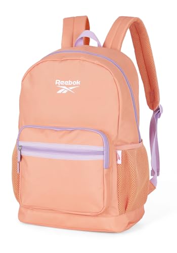 Mochila Reebok Esportiva Resistente E Confortável Uso Diário (Salmão)