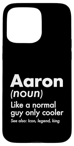Aaron Like A Normal Guy Only Cooler Legend King �t�@�[�X�g�l�[�� �X�}�z�P�[�X iPhone 15 Pro Max �p
