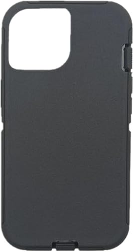 Funda externa de repuesto TPE compatible con Otterbox Defender Series para iPhone 13, color negro