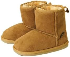 （17:30時点） [RIO] フェイクムートンブーツ ミディアム丈 (ブラウン 22cm)