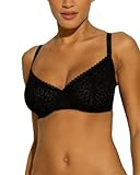 Cosabella Damen Accra Underwire Bra Geformter BH, Undurchsichtige, Schwarz (Black Animal), 80E