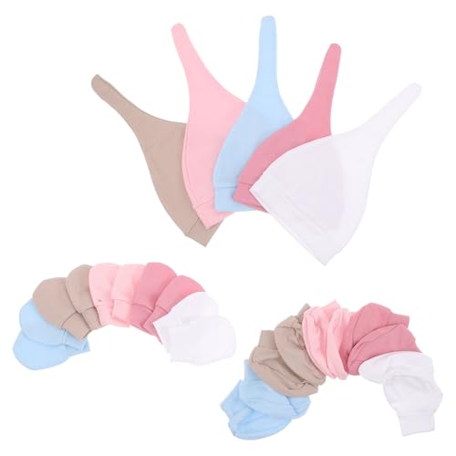 Set para recién nacido de algodón: packs de gorros y calcetines cómodos para el cuidado diario
