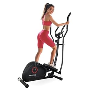 Mobiclinic®, Crosstrainer, Inklapbare elliptische trainer,model Atlas, LCD scherm, 8 weerstandsniveaus, tot 100 Kgs, Gevoerde handgreep, Antislip pedalen, Weerstand wiel 4Kgs, Fitness Crosstrainer