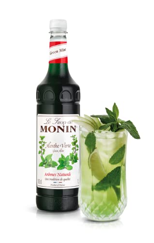 Monin Premium Green Mint Syrup 1 L - Imagen 4