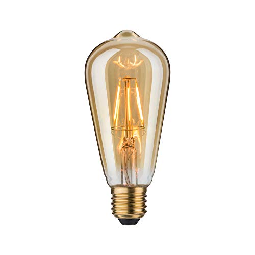 Paulmann 28407 LED-lampa vintage rustik 4W glödlampa guldlampa belysning 1700K E27