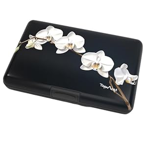Porte-Cartes de Crédit Tendance en Aluminium avec Blocage RFID - Topmost (Occasion Comme Neuf)